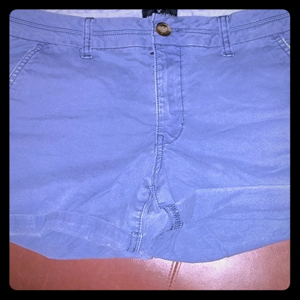 American Eagle blue stretch shorts 12